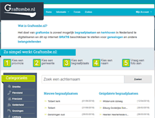 Tablet Screenshot of graftombe.nl
